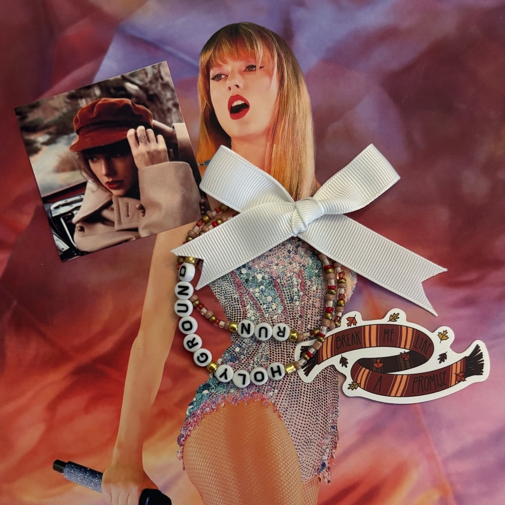 RED Taylor Swift bracelet set